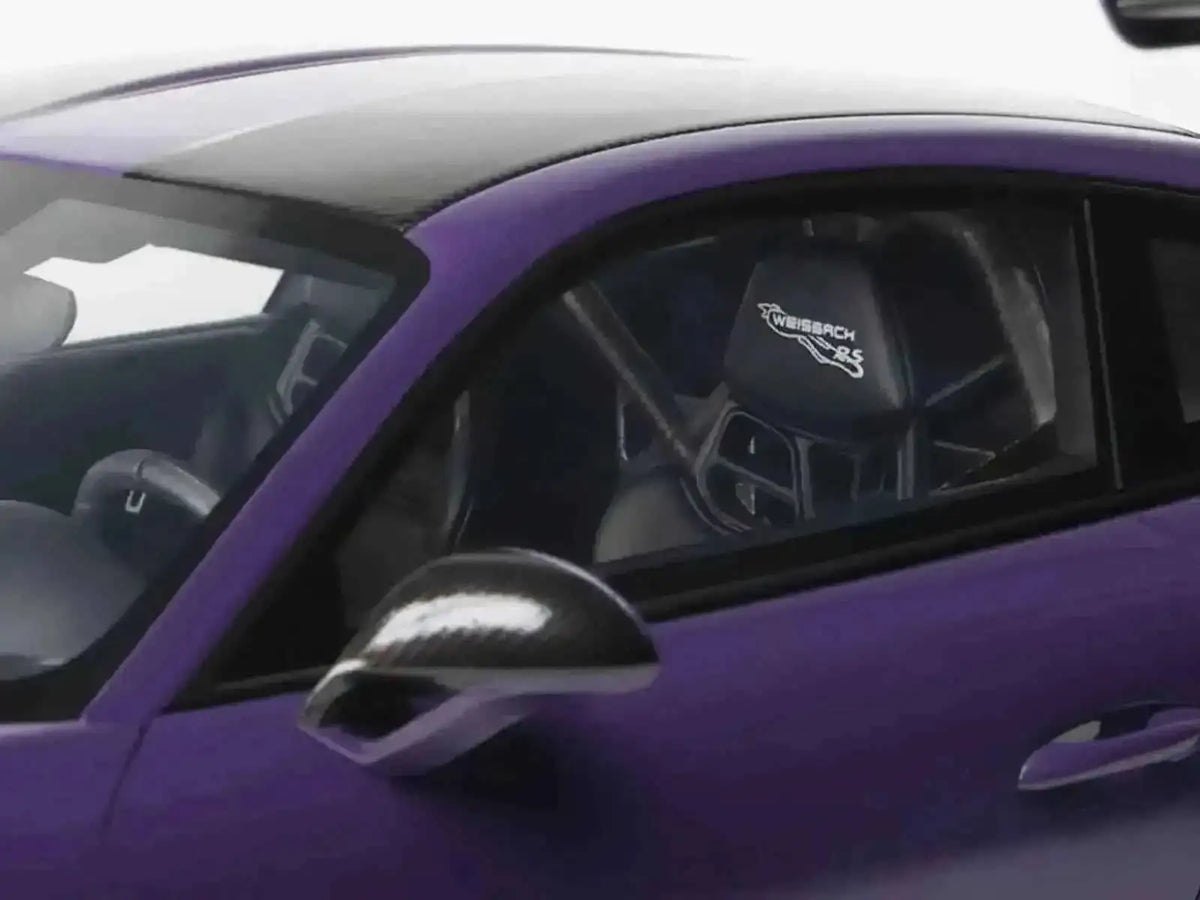 2021 Porsche 911 (991.2) GT2 RS Ultraviolet Metallic with Carbon Stripes 1/18 Model Car by GT Spirit Cartsfy Inc.