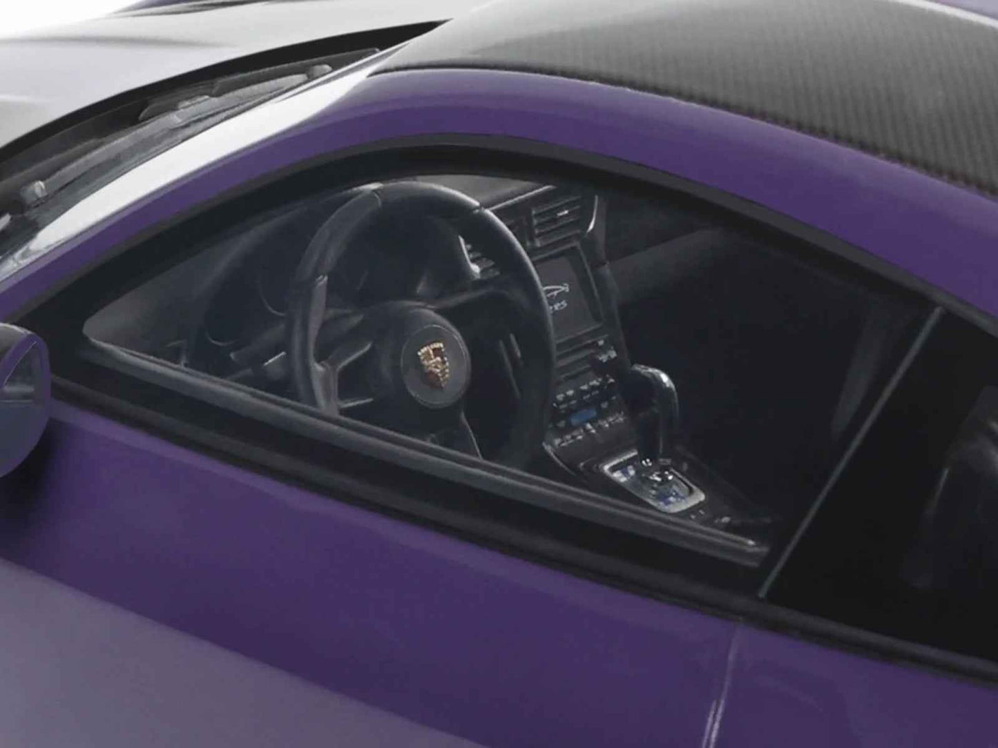 2021 Porsche 911 (991.2) GT2 RS Ultraviolet Metallic with Carbon Stripes 1/18 Model Car by GT Spirit Miniature Motors Default Title Default Title-