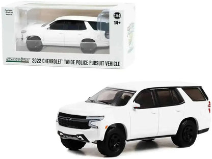 2022 Chevrolet Tahoe Police Pursuit Vehicle 1/64 Diecast Model by Greenlight