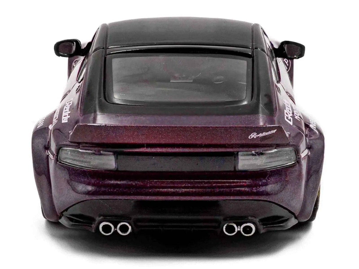 2022 Nissan Pandem Fairlady Z RHD (Right Hand Drive) Purple Metallic with Black Top 1/43 Diecast Model Car by Solido Miniature Motors Default Title Default Title-