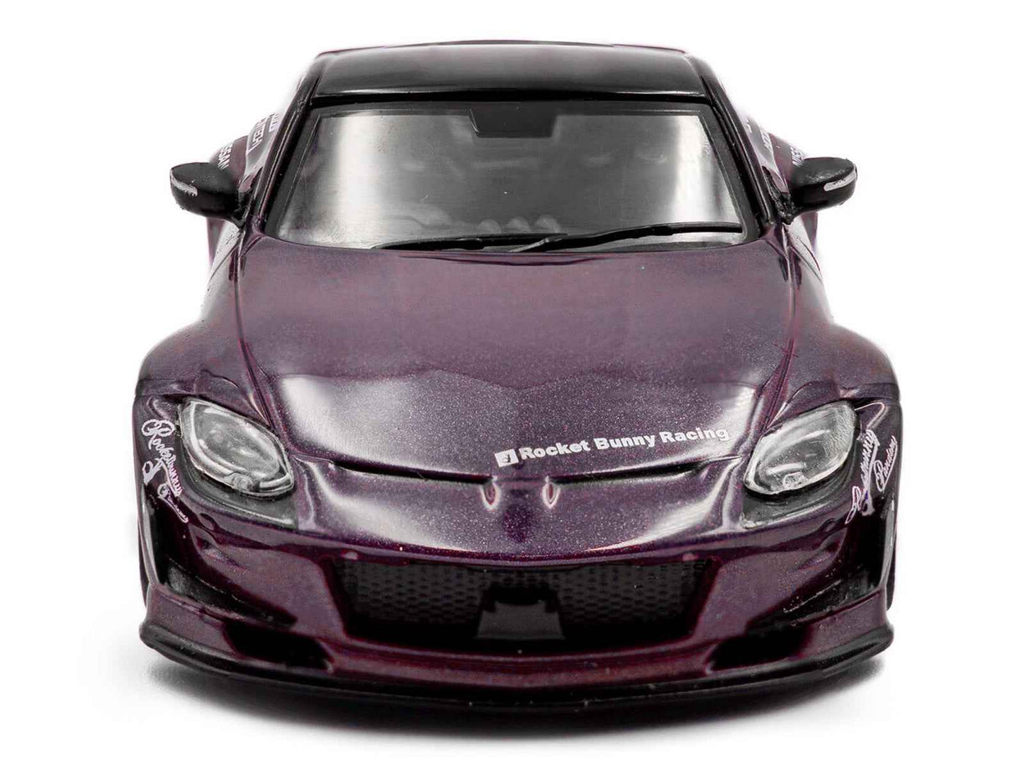 2022 Nissan Pandem Fairlady Z RHD (Right Hand Drive) Purple Metallic with Black Top 1/43 Diecast Model Car by Solido Miniature Motors Default Title Default Title-