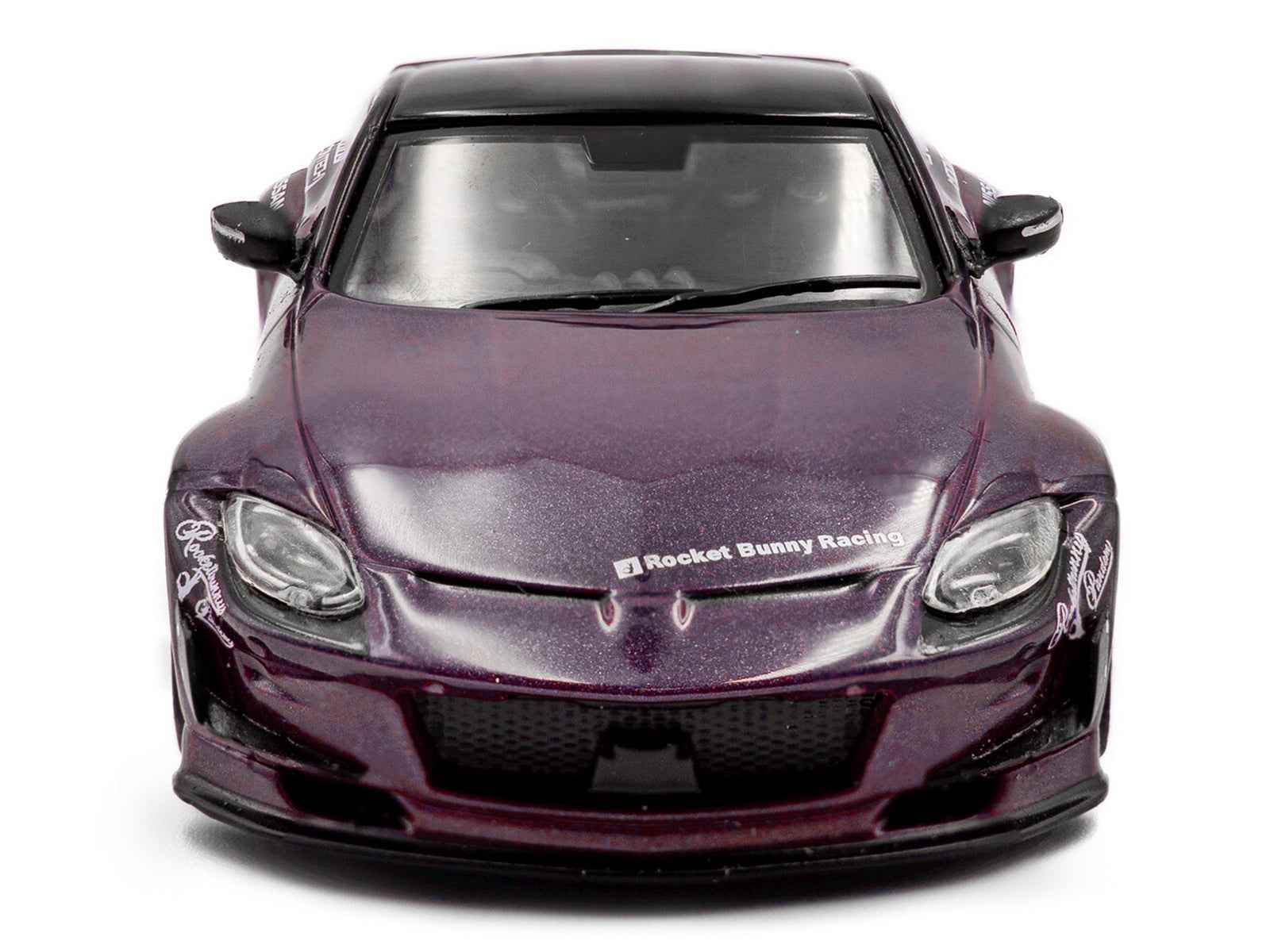 2022 Nissan Pandem Fairlady Z RHD (Right Hand Drive) Purple Metallic with Black Top 1/43 Diecast Model Car by Solido Miniature Motors Default Title Default Title-