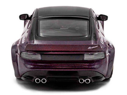 2022 Nissan Pandem Fairlady Z RHD (Right Hand Drive) Purple Metallic with Black Top 1/43 Diecast Model Car by Solido Miniature Motors Default Title Default Title-
