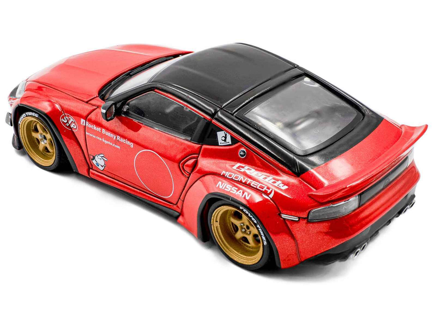 2022 Nissan Pandem Fairlady Z RHD (Right Hand Drive) Red Metallic with Black Top 1/43 Diecast Model Car by Solido Miniature Motors Default Title Default Title-