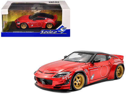 2022 Nissan Pandem Fairlady Z RHD (Right Hand Drive) Red Metallic with Black Top 1/43 Diecast Model Car by Solido Miniature Motors Default Title Default Title-