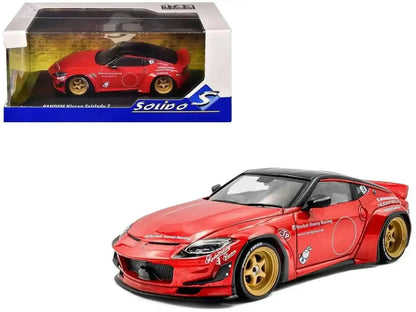 2022 Nissan Pandem Fairlady Z RHD (Right Hand Drive) Red Metallic with Black Top 1/43 Diecast Model Car by Solido Cartsfy Inc.