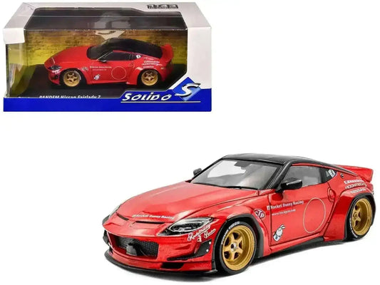 2022 Nissan Pandem Fairlady Z RHD Diecast Model Car in Red Metallic