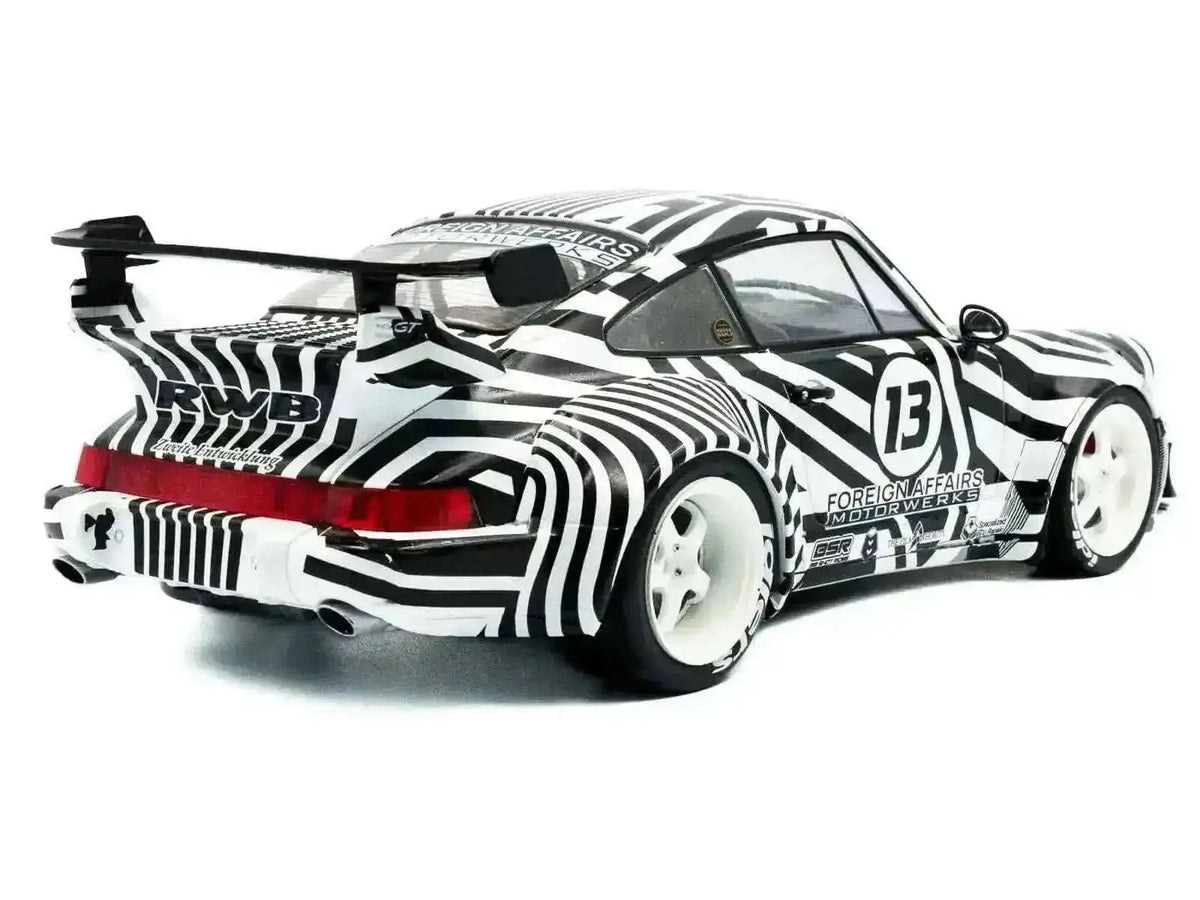 2022 RWB Bodykit #13 "The Zebra" 1/18 Diecast Model Car Cartsfy Inc.