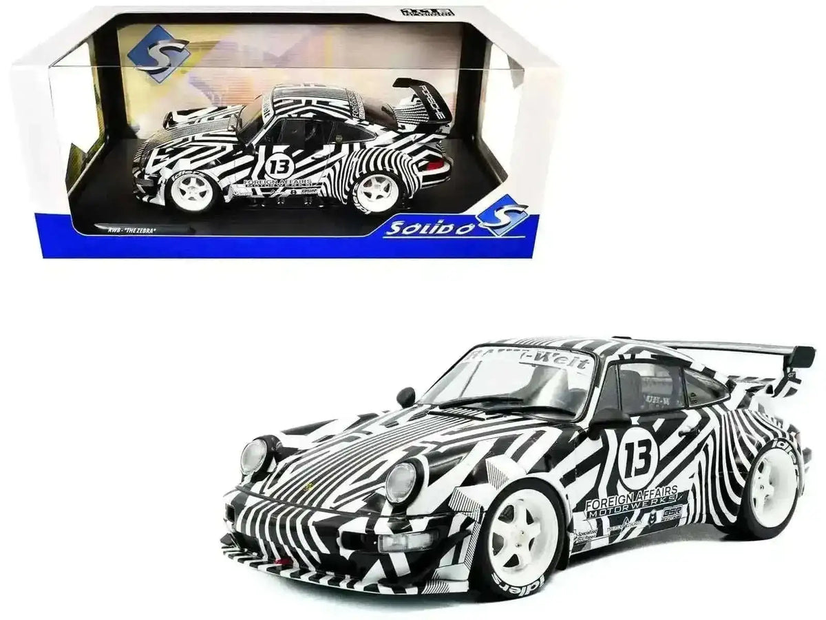 2022 RWB Bodykit #13 "The Zebra" 1/18 Diecast Model Car Cartsfy Inc.