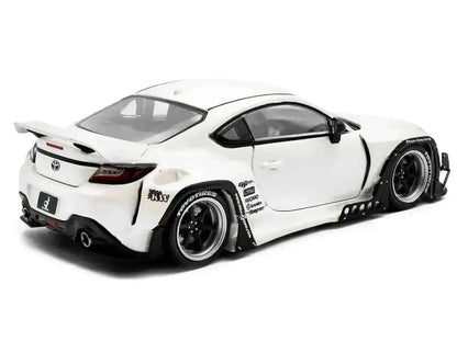 2022 Toyota Pandem GR86 White Metallic 1/43 Diecast Model Car by Solido Cartsfy Inc.