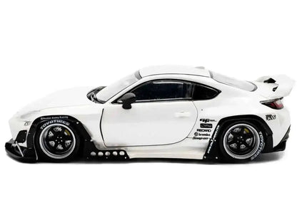 2022 Toyota Pandem GR86 White Metallic 1/43 Diecast Model Car by Solido Cartsfy Inc.
