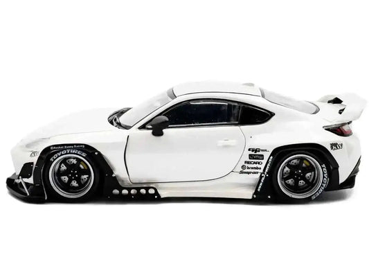 2022 Toyota Pandem GR86 White Metallic 1/43 Diecast Model Car by Solido Cartsfy Inc.