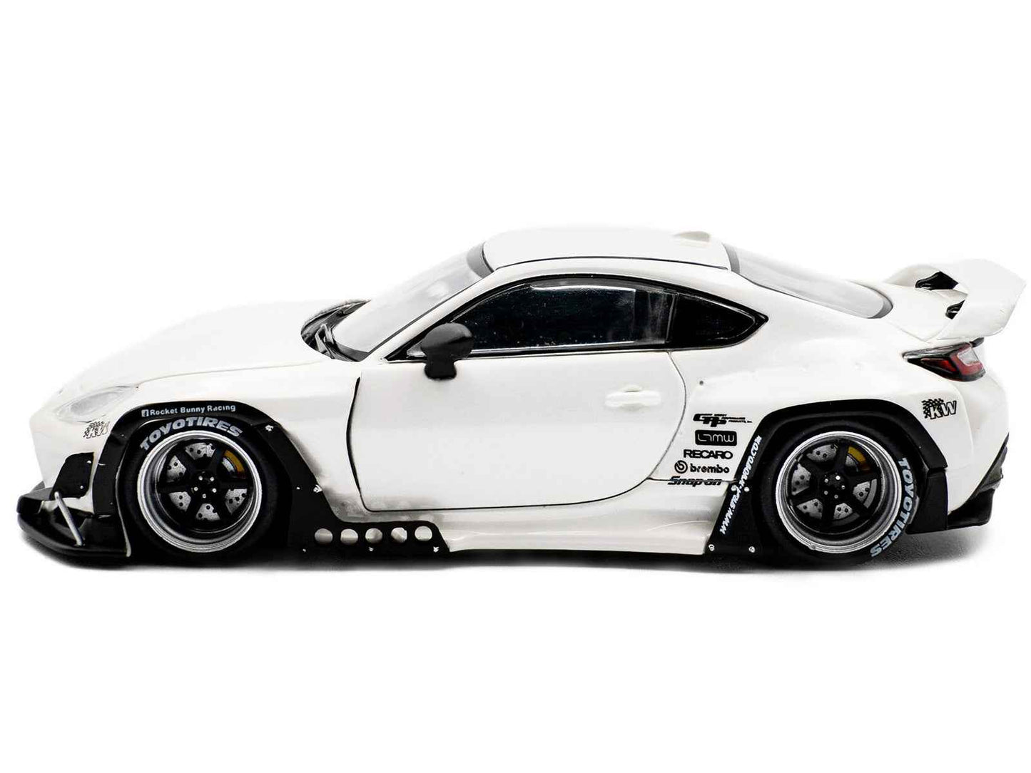 2022 Toyota Pandem GR86 White Metallic 1/43 Diecast Model Car by Solido Miniature Motors Default Title Default Title-