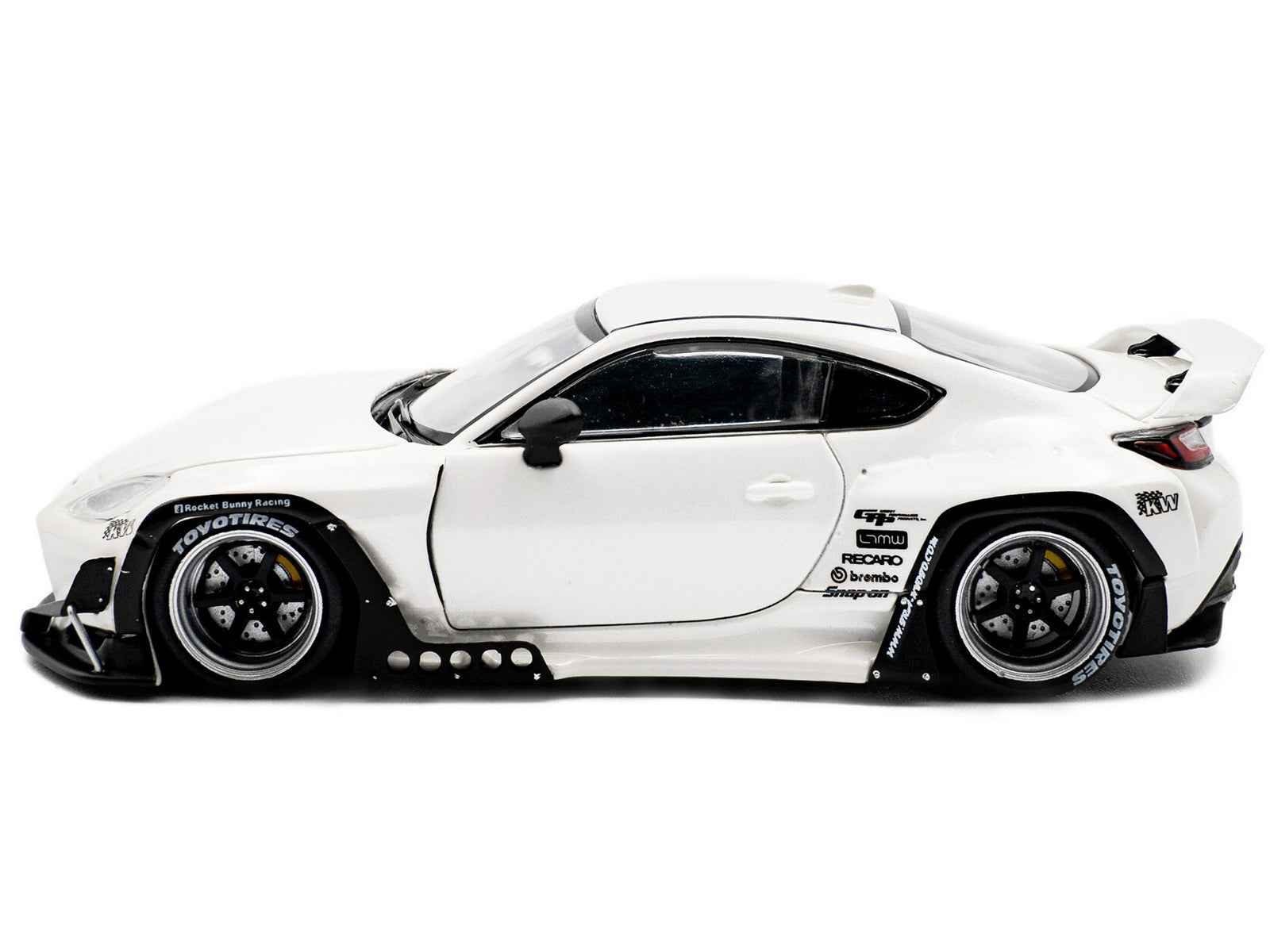 2022 Toyota Pandem GR86 White Metallic 1/43 Diecast Model Car by Solido Miniature Motors Default Title Default Title-