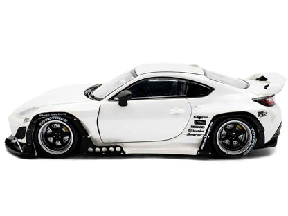 2022 Toyota Pandem GR86 White Metallic 1/43 Diecast Model Car by Solido Miniature Motors Default Title Default Title-