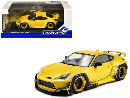 2022 Toyota Pandem GR86 Yellow 1/43 Diecast Model Car by Solido Miniature Motors Default Title Default Title-