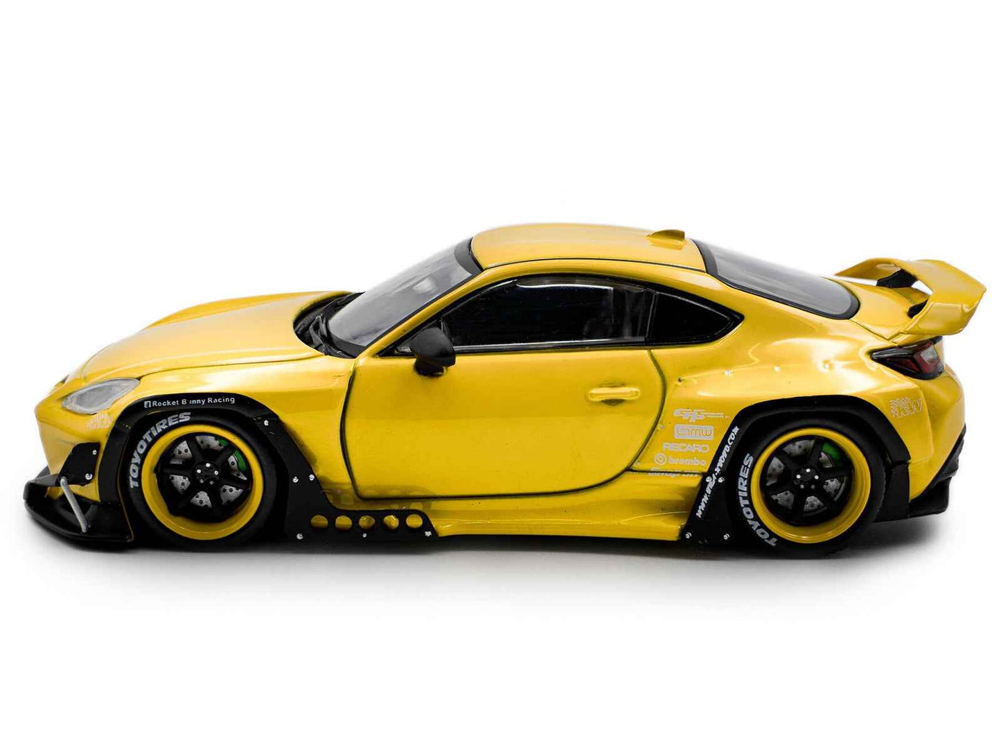 2022 Toyota Pandem GR86 Yellow 1/43 Diecast Model Car by Solido Miniature Motors Default Title Default Title-