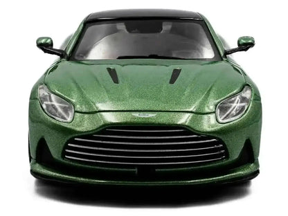 2023 Aston Martin DB12 Coupe Iridescent Emerald Metallic with Black Top 1/43 Diecast Model Car by Solido Cartsfy Inc.