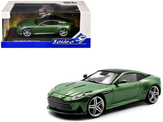 2023 Aston Martin DB12 Coupe Iridescent Emerald 1/43 Diecast Model by Solido