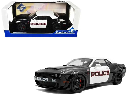 2023 Dodge Challenger Demon Police 1/18 Diecast Model Car