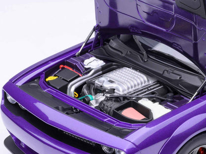 2023 Dodge Challenger SRT Super Stock Plum Crazy Purple 1/18 Model Car by Autoart Cartsfy Inc.