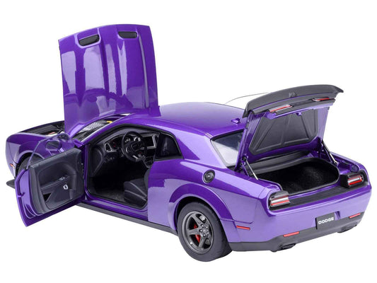 2023 Dodge Challenger SRT Super Stock Plum Crazy Purple 1/18 Model Car by Autoart Cartsfy Inc.