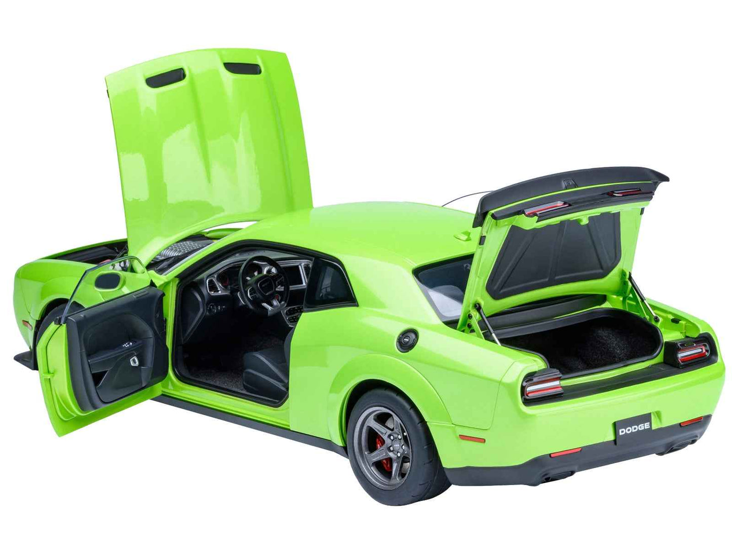 2023 Dodge Challenger SRT Super Stock Sublime Green 1/18 Model Car by Autoart Miniature Motors Default Title Default Title-