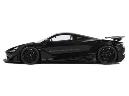2023 McLaren 720S "LB-Works - Liberty Walk" Black 1/18 Model Car by GT Spirit Cartsfy Inc.