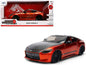 2023 Nissan Z Orange Metallic with Carbon Hood and Black Top "JDM Tuners" Series 1/24 Diecast Model Car by Jada Miniature Motors Default Title Default Title-