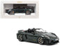 2023 Porsche 718 Spyder RS Weissach Pack Forest Green Metallic with Carbon Hood Stripes 1/18 Diecast Model Car by Norev Miniature Motors Default Title Default Title-