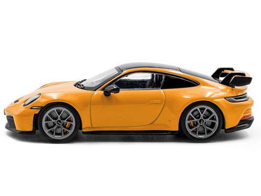 2023 Porsche 911 (992) GT3 Signal Yellow with Black Top 1/43 Diecast Model Car by Solido Cartsfy Inc.