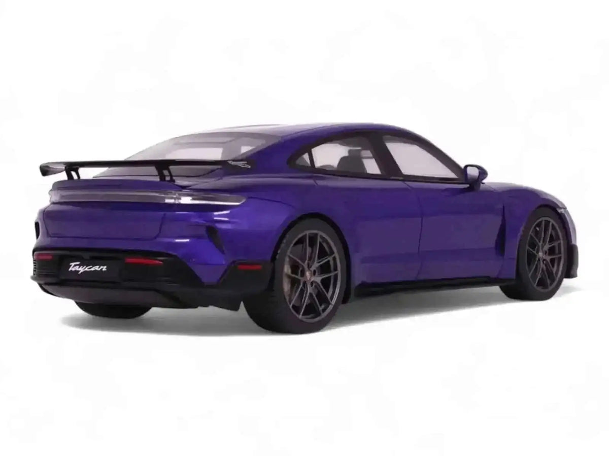 2023 Porsche Taycan Turbo GT Purple Sky Metallic 1/18 Model Car by GT Spirit Cartsfy Inc.