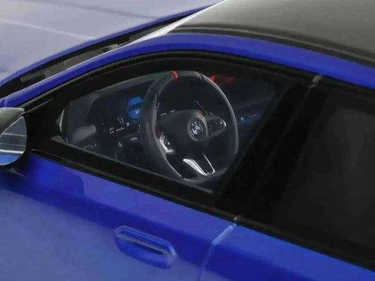 2024 BMW M5 (G90) Marina Bay Blue Metallic with Black Top 1/18 Model Car by GT Spirit Cartsfy Inc.