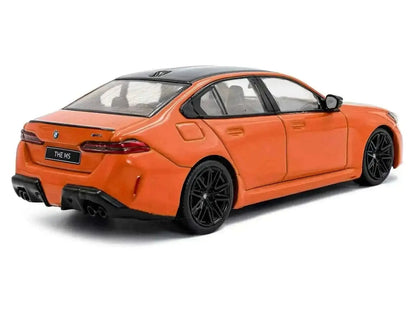 2024 BMW M5 Sedan Fire Orange III with Black Top 1/43 Diecast Model Car by Solido Cartsfy Inc.