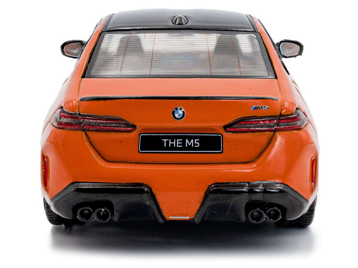 2024 BMW M5 Sedan Fire Orange III with Black Top 1/43 Diecast Model Car by Solido Miniature Motors Default Title Default Title-