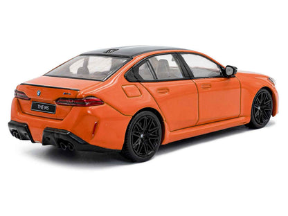 2024 BMW M5 Sedan Fire Orange III with Black Top 1/43 Diecast Model Car by Solido Miniature Motors Default Title Default Title-