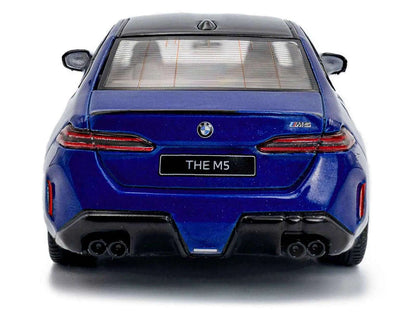 2024 BMW M5 Sedan Marina Bay Blue Metallic with Black Top 1/43 Diecast Model Car by Solido Cartsfy Inc.
