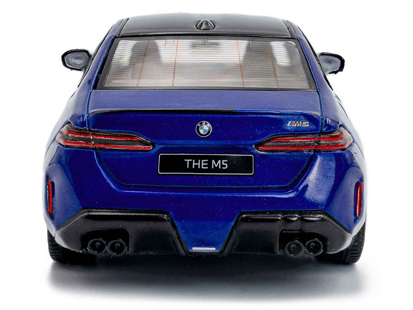 2024 BMW M5 Sedan Marina Bay Blue Metallic with Black Top 1/43 Diecast Model Car by Solido Miniature Motors Default Title Default Title-