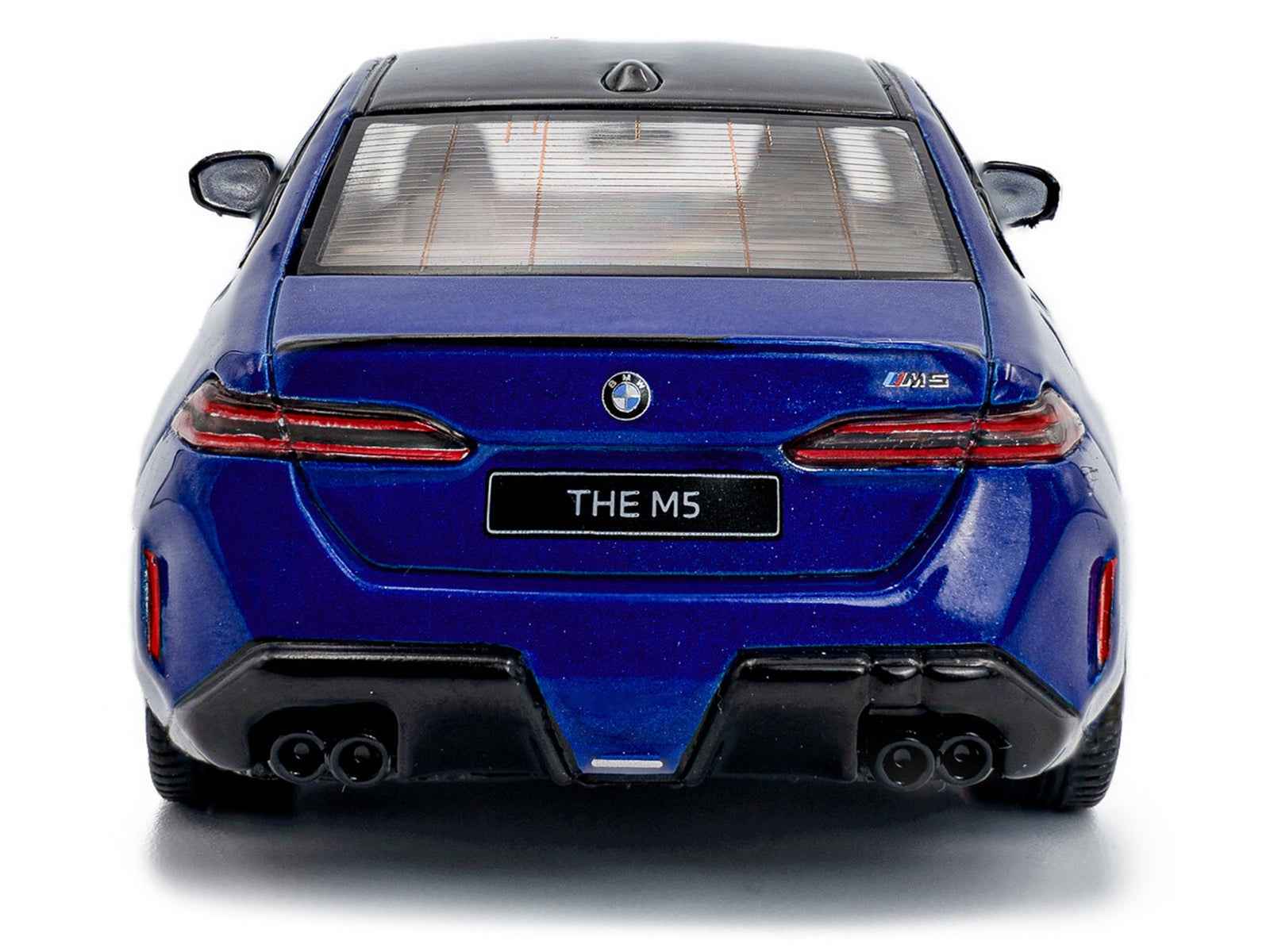 2024 BMW M5 Sedan Marina Bay Blue Metallic with Black Top 1/43 Diecast Model Car by Solido Miniature Motors Default Title Default Title-