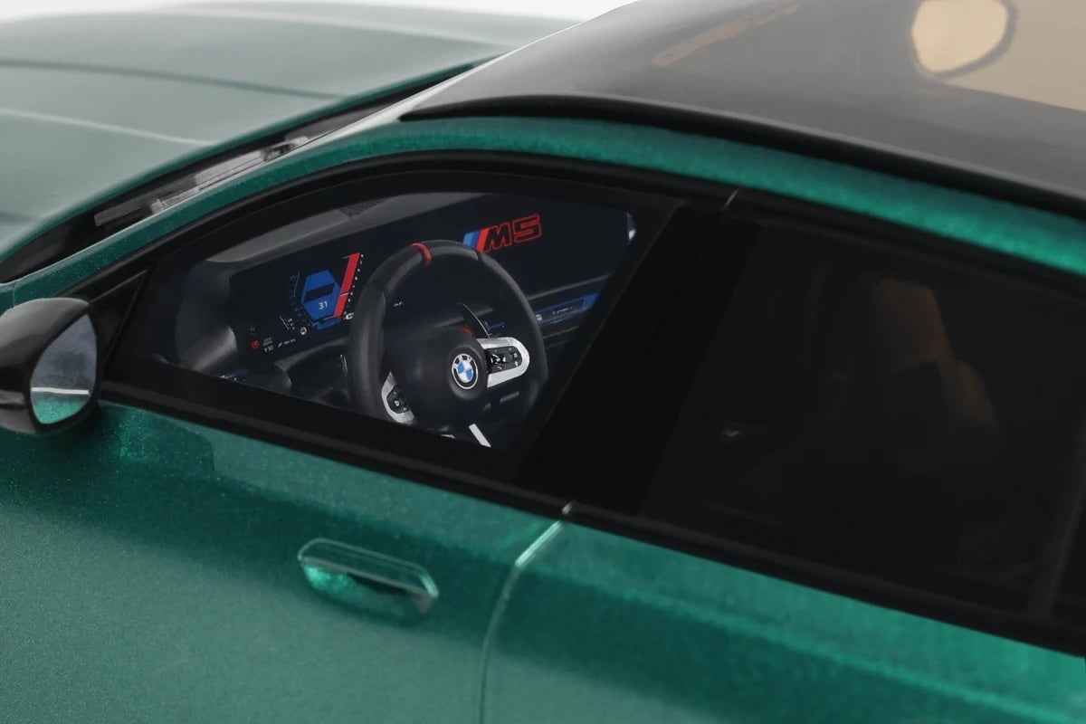 2024 BMW M5 Touring (G99) Isle of Man Green Metallic with Black Top 1/18 Model Car by GT Spirit Cartsfy Inc.
