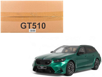 2024 BMW M5 Touring (G99) Isle of Man Green Metallic with Black Top 1/18 Model Car by GT Spirit Cartsfy Inc.