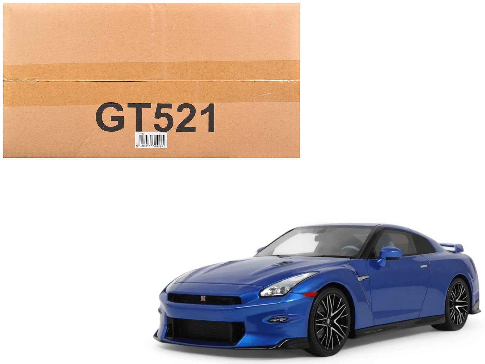 2024 Nissan GT-R Skyline Edition Bayside Blue Metallic 1/18 Model Car by GT Spirit Cartsfy Inc.