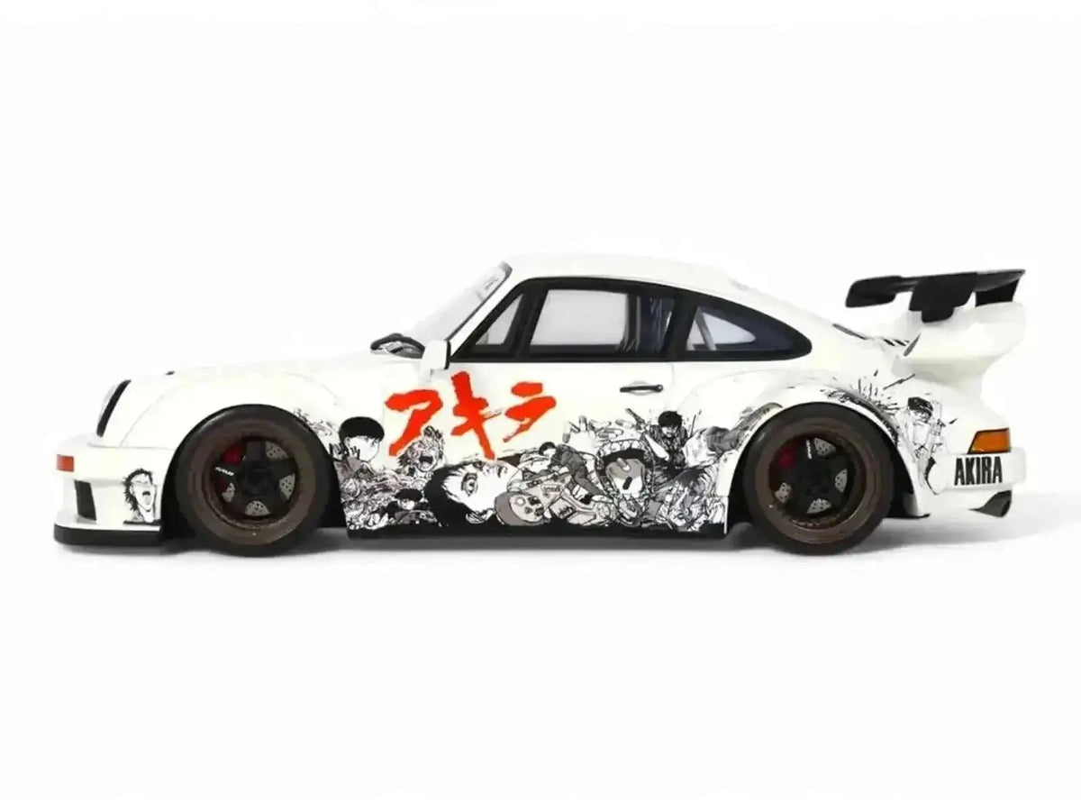 2024 RWB Akira White with Graphics "Akira" (1988) Movie 1/18 Model Car by GT Spirit Cartsfy Inc.