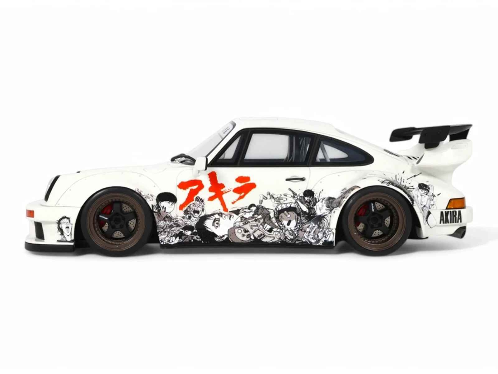 2024 RWB Akira White with Graphics "Akira" (1988) Movie 1/18 Model Car by GT Spirit Cartsfy Inc.