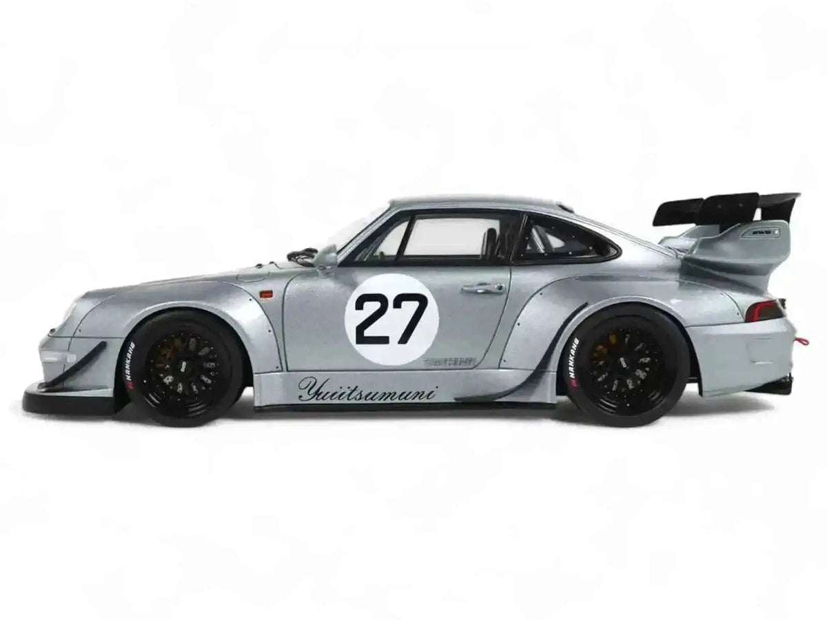 2024 RWB Yuiitsumuni #27 Silver Metallic 1/18 Model Car by GT Spirit Cartsfy Inc.
