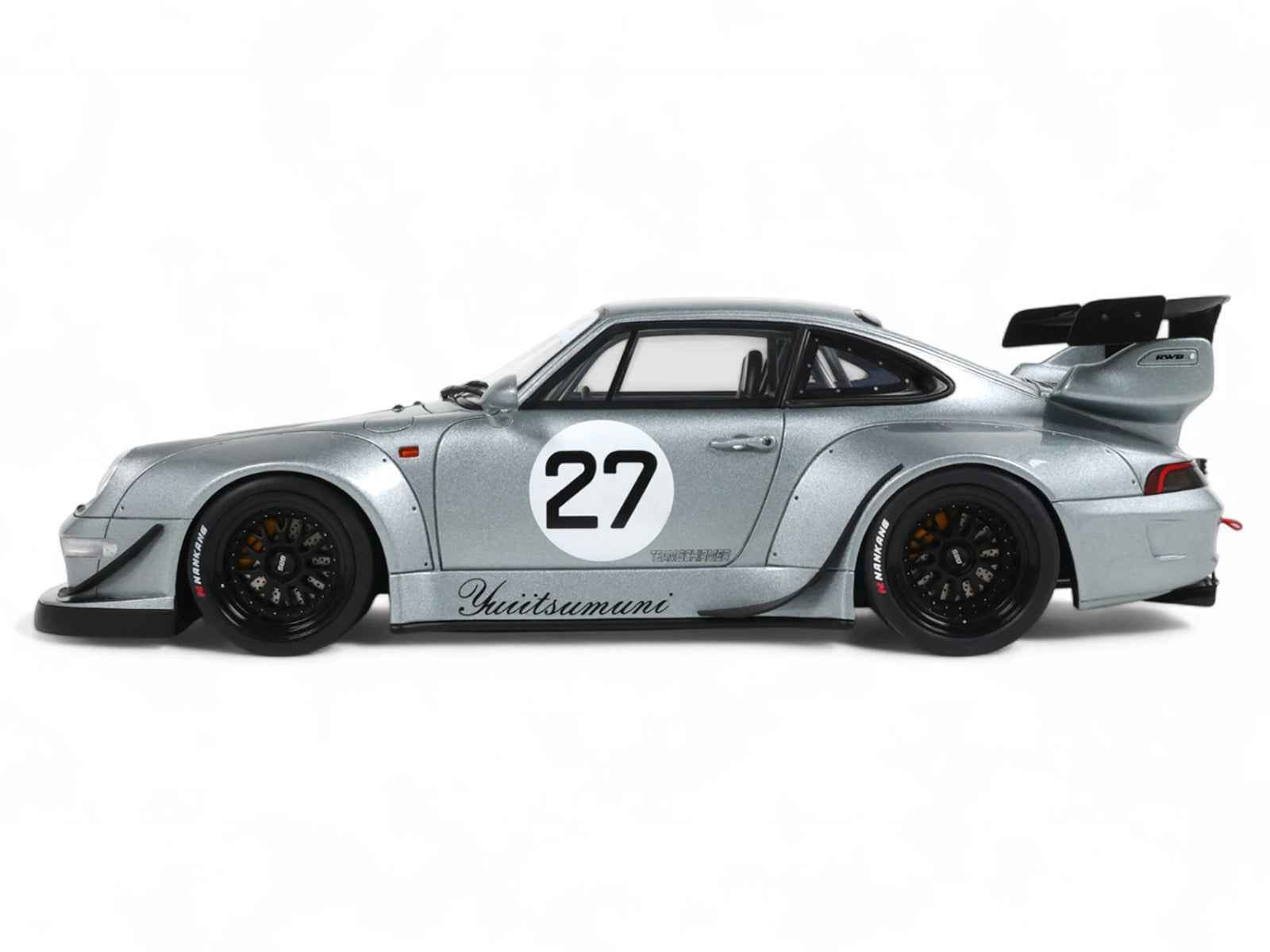 2024 RWB Yuiitsumuni #27 Silver Metallic 1/18 Model Car by GT Spirit Cartsfy Inc.