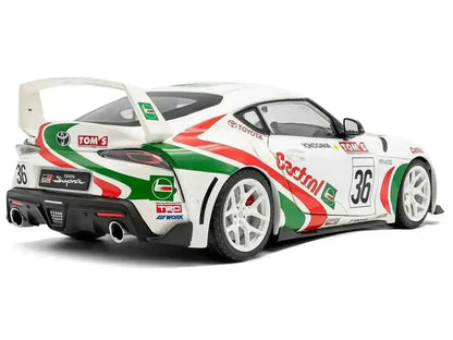2024 Toyota GR Supra #36 "Toyota Racing Tribute" White with Green and Red Graphics 1/18 Diecast Model Car by Solido Cartsfy Inc.