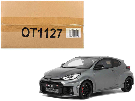 2024 Toyota GR Yaris Precious Metal Gray Metallic Limited Edition to 999 pieces Worldwide 1/18 Model Car by Otto Mobile Cartsfy Inc.