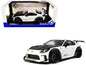 2024 Toyota GR86 LBWK Body Kit RHD (Right Hand Drive) Pearl White with Carbon Hood 1/18 Diecast Model Car by Solido Miniature Motors Default Title Default Title-