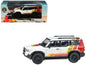 2024 Toyota Land Cruiser 250 Prado White with "TRD" Stripes 1/64 Diecast Model Car by Paragon Models Cartsfy Inc.